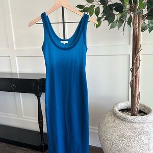 Cotton Citizen Vibrant Blue Midi Dress